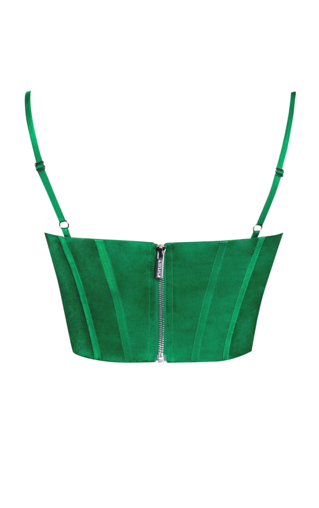 Ella Satin Corset Top Le Papillon Style