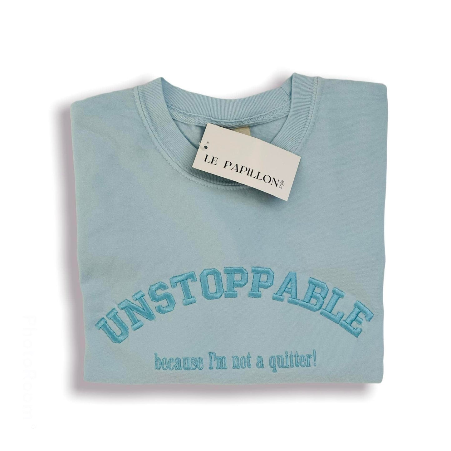 Unstoppable, because I'm not a quitter Tee Le Papillon Style