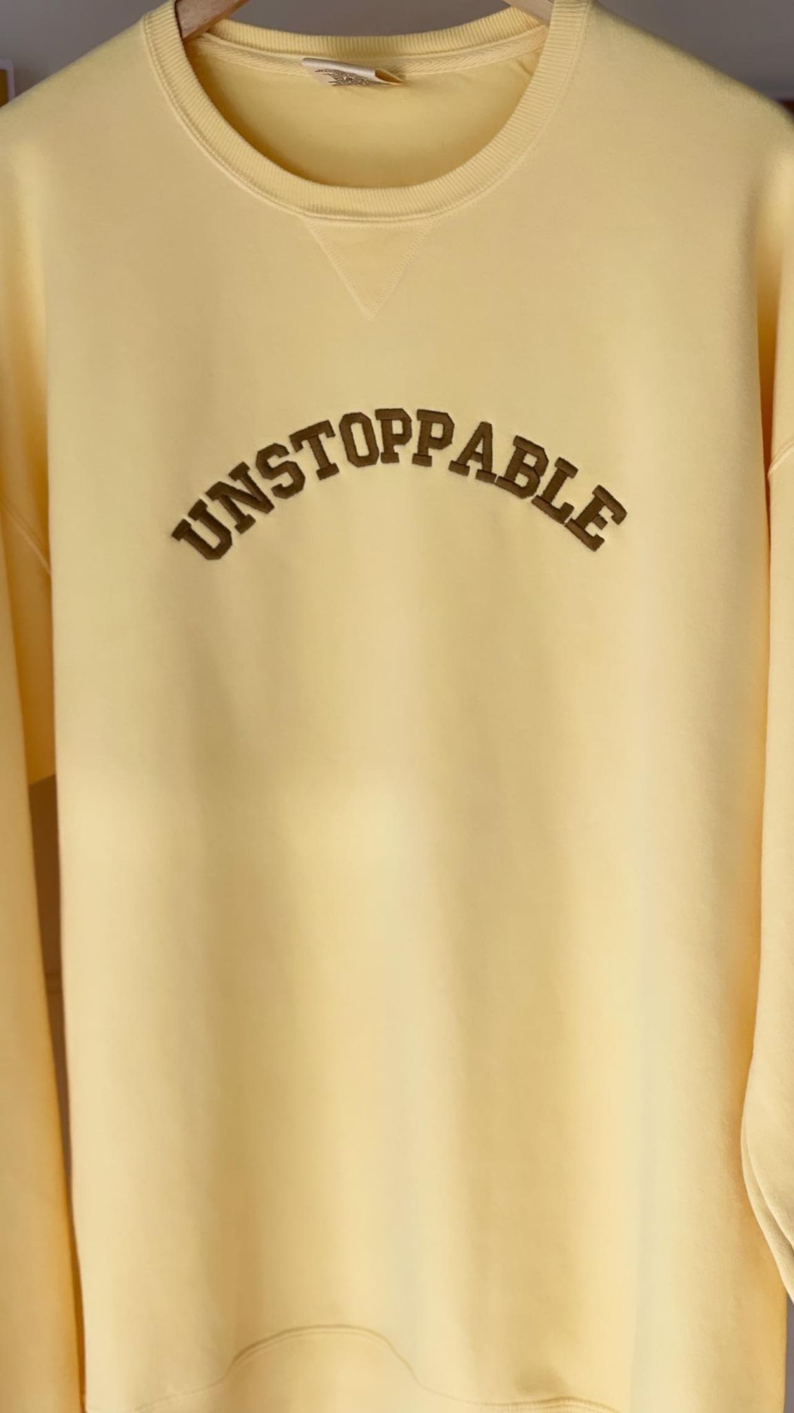 Unstoppable, because I'm not a quitter Sweatshirt Le Papillon Style