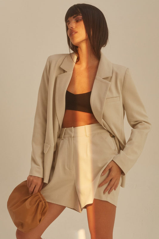 Estella blazer & short set Le Papillon Style